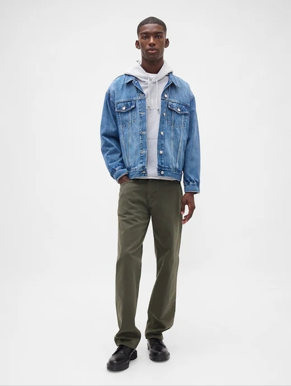 NWT! GAP Men’s Olive Relaxed Straight Jeans
